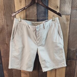 Bonobos Light Tan Flat Front Shorts SIZE 33 Waist